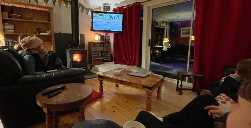 Re-living yesterday's big assembly this evening